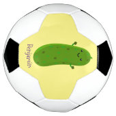 Niedliche Happy Cartoon Illustration Fußball (Gedreht)