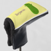 Niedliche Happy Cartoon Illustration Golf Headcover (3/4 Vorderseite)