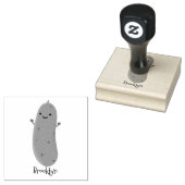 Niedliche Happy Cartoon Illustration Gummistempel (Stempel)