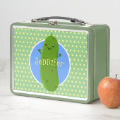 Niedliche Happy Cartoon Illustration Metall Brotdose (Beispiel)