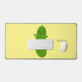 Niedliche Happy Cartoon Illustration Schreibtischunterlage (Tastatur & Maus)