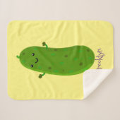 Niedliche Happy Cartoon Illustration Sherpadecke (Vorderseite (Horizontal))