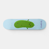 Niedliche Happy Cartoon Illustration Skateboard (Horizontal)