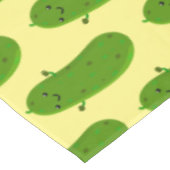 Niedliche Happy Cartoon Illustration Tischdecke (Schrägansicht)