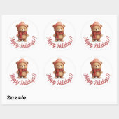 Niedliche Happy Holiday Sticker (Blatt)