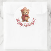 Niedliche Happy Holiday Sticker (Tasche)