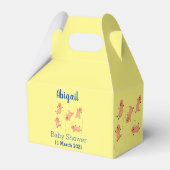 Niedliche Happy Jumping Erdnüsse Cartoon Illustrat Geschenkschachtel (Rückseite)