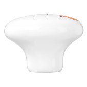 Niedliche Happy Jumping Erdnüsse Cartoon Illustrat Keramikknauf (Seitenansicht)