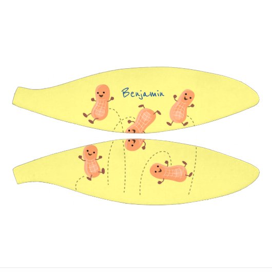 Niedliche Happy Jumping Erdnüsse Cartoon Illustrat Mini Basketball (Panele)