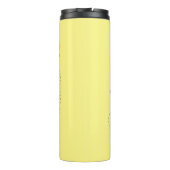 Niedliche Happy Jumping Erdnüsse Cartoon Illustrat Thermosbecher (Rückseite)