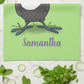 Niedliche Happy Toucan Cartoon-Abbildung Geschirrtuch (Gefaltet)