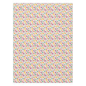 Niedliche Happy Veggies auf Weiß Tischdecke (Vorderseite)