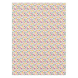 Niedliche Happy Veggies auf Weiß Tischdecke