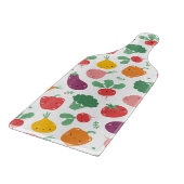Niedliche Happy Veggies Schneidebrett (Ecke)