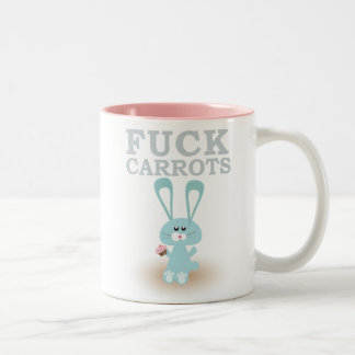 Niedliche Häschen-Tasse Zweifarbige Tasse