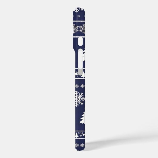 niedliche hässliche Weihnachtsmuster Case-Mate iPhone Hülle (Rückseite / Links)