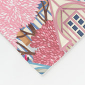 Niedliche Häuser Fleece Blanket (Ecke)