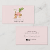 Niedliche Haustier- und Hausstandkarte Visitenkarte (Vorne/Hinten)