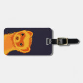 Niedliche Haustierkunst Gepäckanhänger (Vorderseite horizontal)