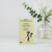 Niedliche Haustierzuchtkarte Visitenkarte (Stehend Vorderseite)