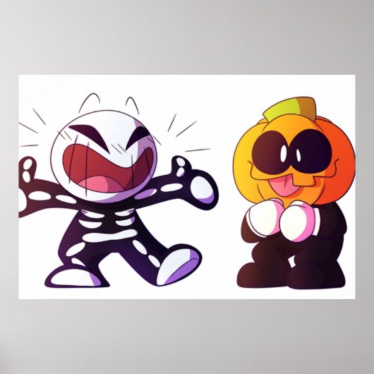 Niedliche Haut und Pump Poster (Vorne)