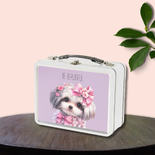 Niedliche Havanische Hundekunst Metall Brotdose