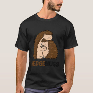 Niedliche Hedgehugs Cuddle Igel umarmt Hugs Hedgeh T-Shirt