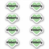 Niedliche Heftklammern mit benutzerdefinierbarem N Aufkleber (Vorderseite)