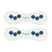 Niedliche Heidelbeeren lila Cartoon-Abbildung Baseball (Paneele)