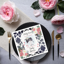 Niedliche Heilige Kuh, eine Mädchendusche Serviette