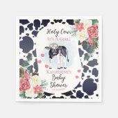 Niedliche Heilige Kuh, eine Mädchendusche Serviette (Vorderseite)