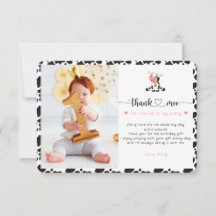 Niedliche Heilige Kuh Girl Funny Pink Baby Erstgeb