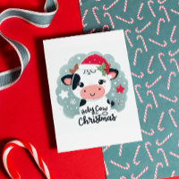 Niedliche "Heilige Kuh zu Weihnachten" Weihnachtsk