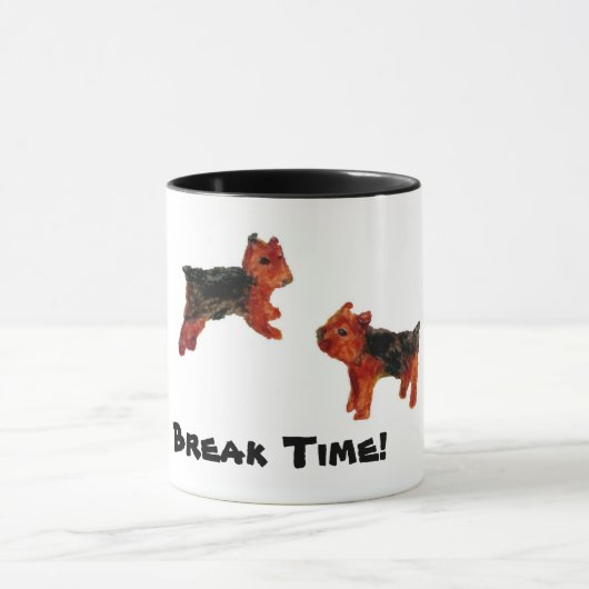 Niedliche Heimtiere Art Kinderhunde nach Maß Tasse (Zentrum)