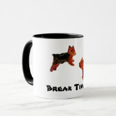 Niedliche Heimtiere Art Kinderhunde nach Maß Tasse (Vorderseite Links)