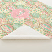 Niedliche Heißluftballons mit Monogramm Sherpadecke (3/4)