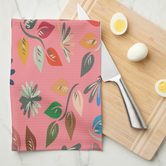 Niedliche, helle Farbe Geschirrtuch (Viertel Falte)