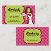 Niedliche, helle und wunderliche visitenkarte (Vorne/Hinten)