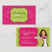 Niedliche, helle und wunderliche visitenkarte (Vorne/Hinten)