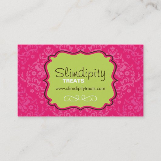 Niedliche, helle und wunderliche visitenkarte (Vorderseite)