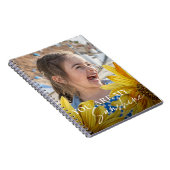 Niedliche, hellgelbe Sonnenblume Sie sind mein Son Notizblock (Rechte Seite)