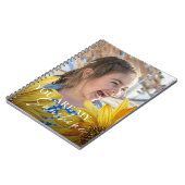 Niedliche, hellgelbe Sonnenblume Sie sind mein Son Notizblock (Linke Seite)