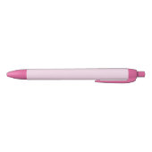 Niedliche hellrosa minimalistische Muster Geschenk Kugelschreiber (Unterseite)
