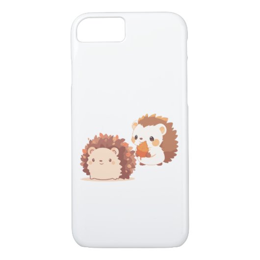 Niedliche Herbst-Igel - Kawaii Fall Forest Animes Case-Mate iPhone Hülle (Rückseite)