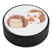 Niedliche Herbst-Igel - Kawaii Fall Forest Animes Eishockey Puck (3/4)
