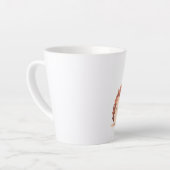 Niedliche Herbst-Igel - Kawaii Fall Forest Animes Milchtasse (Linke Ecke)