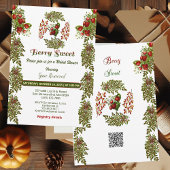 Niedliche Herbstblätter Herbst Berry Sweet Brautpa Einladung