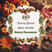 Niedliche Herbstblätter Herbst Berry Sweet Brautpa Geschenkanhänger