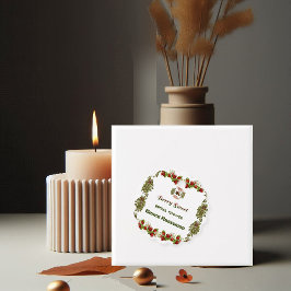 Niedliche Herbstblätter Herbst Berry Sweet Brautpa Geschenkanhänger