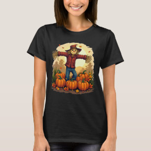 Niedliche Herbstfarben Halloween Erntedank T-Shirt